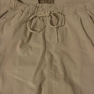 American Eagle Outfitters Khaki Drawstring Pants